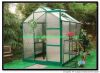 DIY Hobby Garden Greenhouses kit in Aluminum frame, galvanized base an