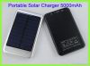 Portable Solar Charger Mobile Power Bank for Mobile Phones&iPad