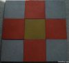 EPOS Rubber floor tiles - Light Grey