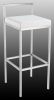 brushed steel bar stool bar chair metal chair