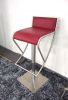 brushed steel bar stool bar chair