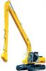 Excavator standard booms and arms, long reach booms and arms