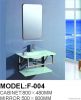 Modern Glass Bathroom vanity cabinet