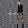 Net Black Tricot Plastic Polyester Mesh Fabric For Sports Shoes/Clothing