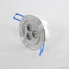 3w silver high brightness led downlights