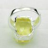 wholesale crystal jewelry 925 sterling silver plated citrine wedding r