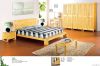 Pine furniture bedroom set bed wardrobe solid wood OEM