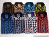 Mens Shirts Cotton Stripe Check and Solid Shirts Branded