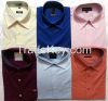 Mens Shirts Cotton Stripe Check and Solid Shirts Branded