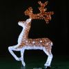 China wholesale cheaper clear PVC cable acrylic outdoor reindeer for hotel decoration