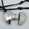 Crystal Heart of Love Thumbdrive USB Flash Drive Disk