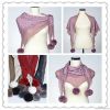 Triangle Scarf With Fa...
