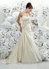 Satin A line Skirt with Chapel Train 2010 Top Seller Wedding Dress