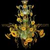 Murano chandelier Sunf...