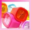 fashion silicone jelly quartz watch