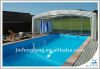 Swimming pool covering polycarbonate sheet