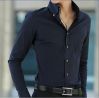 2011 man's 100% cotton slim fit button-down collar fashion casual shir