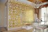 Golden Foil Glass Mosaic