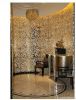 Indoor Wall Mosaic Tiles (Golden)
