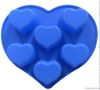 2012 heart silicone cake mould