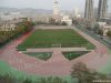 No grain mixed synthetic rubber running track