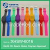 2015 Fashion Silicone Rubber Wristband LED Watch