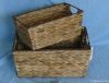 pvc, willow, paper string  baskets