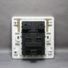 K3.0  Germany socket with 2 extremely Wall Switch & Sockets