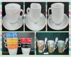 porcelain coffee tea milk mugs