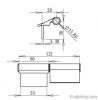 aluminium hinge, window hinge