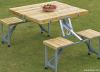 fir wood picnic folding table