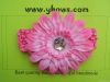 artifical flower with clip and crochetted headband