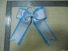Cheerleading bows with metal clip at back or elastic band