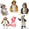 2012 newest baby long sleeve warm lovely anmail rompers