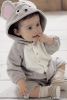 2012 newest baby long sleeve warm lovely anmail rompers