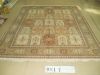 400lines 6X9foot handmade pure silk persian carpet