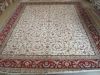Persian 100% pure silk hand woven carpet