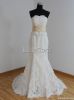 MS26(f)-lace overlay mermaid wedding dress, bridal gown