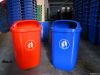 plastic dustbin 50L on...