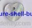 Luminous snail White snail button agoya shell button akoya shell butto