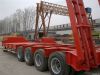 150ton 4 lies 8 axles flatbed semi trailer for sale