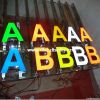 painted stainless steel led letter signs