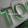 painted stainless steel led letter signs