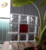 Hollow Crystal Clear Cloudy Glass Block