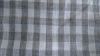 100%linen flax melange dyed check shirting fabric