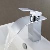 Contemporary Waterfall Bathroom Sink Faucet