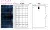 Poly 100w solar module 