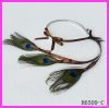Fashion peacock feather hair band