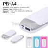 Portable mobile phone charger with LED light
