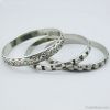 Bangles with Plating, Made of Metal, Customized Designs are Accepted